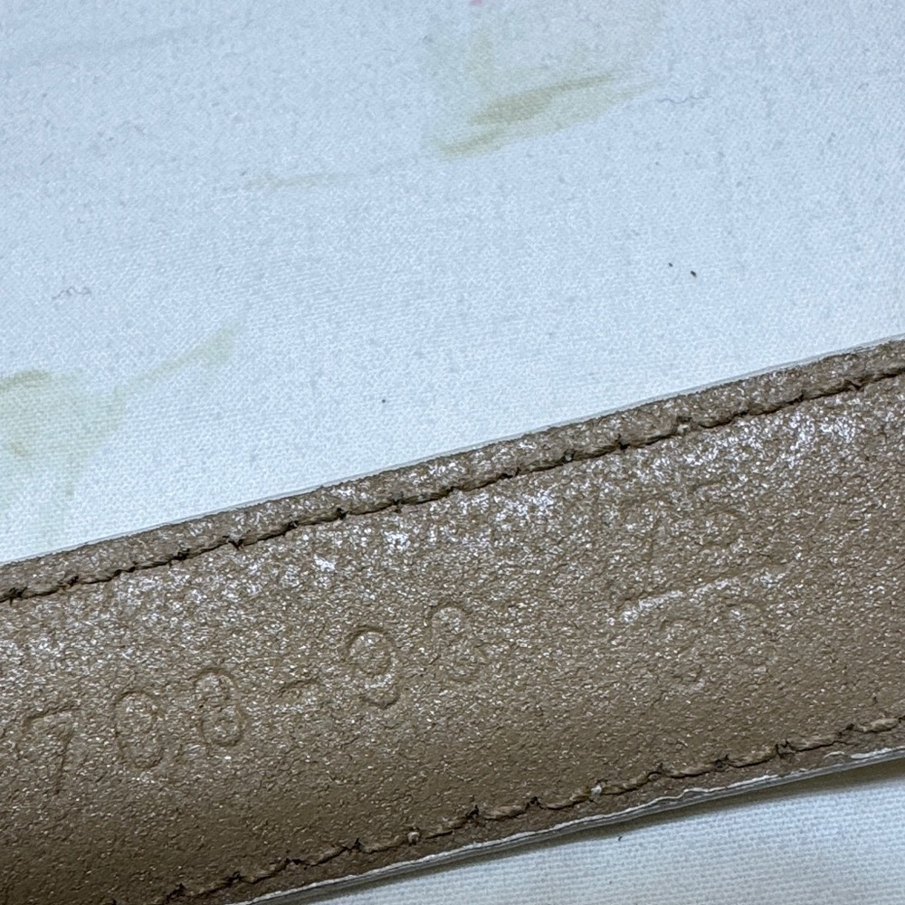 Bally Tan Leather Belt with Gold Buckle - Picture 9 of 15